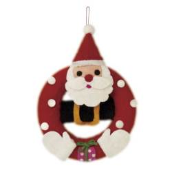 フェルトクリスマスリース　モココ