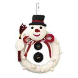 フェルトクリスマスリース　モココ