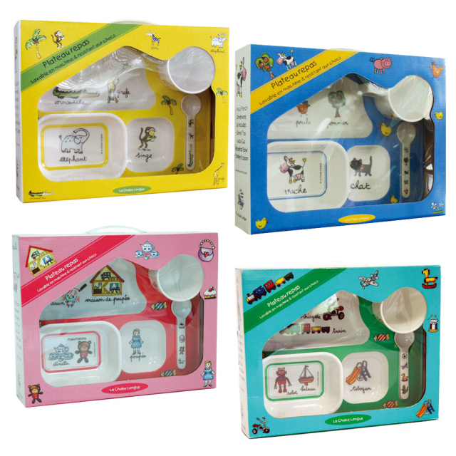 ラシェーロング 4ピース食器セット